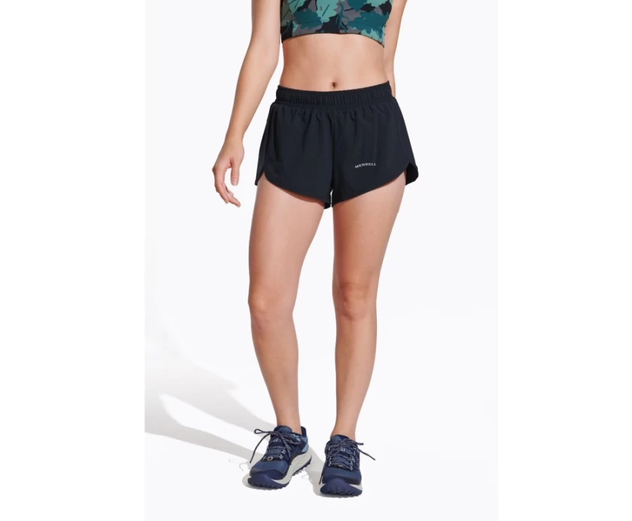 Merrell Women's Black Trail Running Shorts for Outdoor Fitness