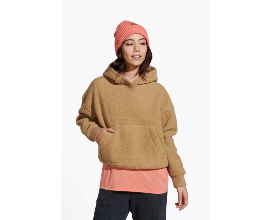 Merrell Women's Kelp Sherpa Hooded Fleece Jacket