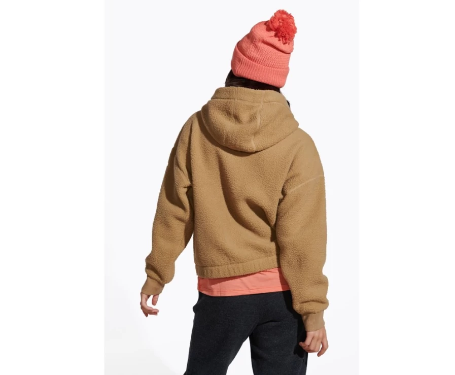 Merrell Women's Kelp Sherpa Hooded Fleece Jacket