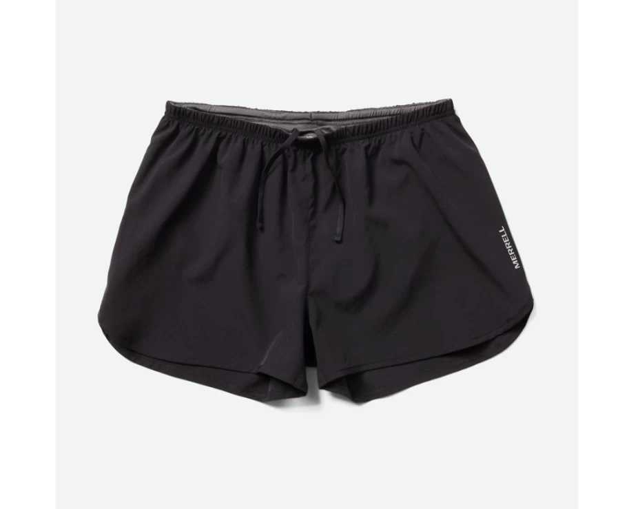 Merrell Women's Black Terrain Run Shorts - Lightweight Running Shorts for Women