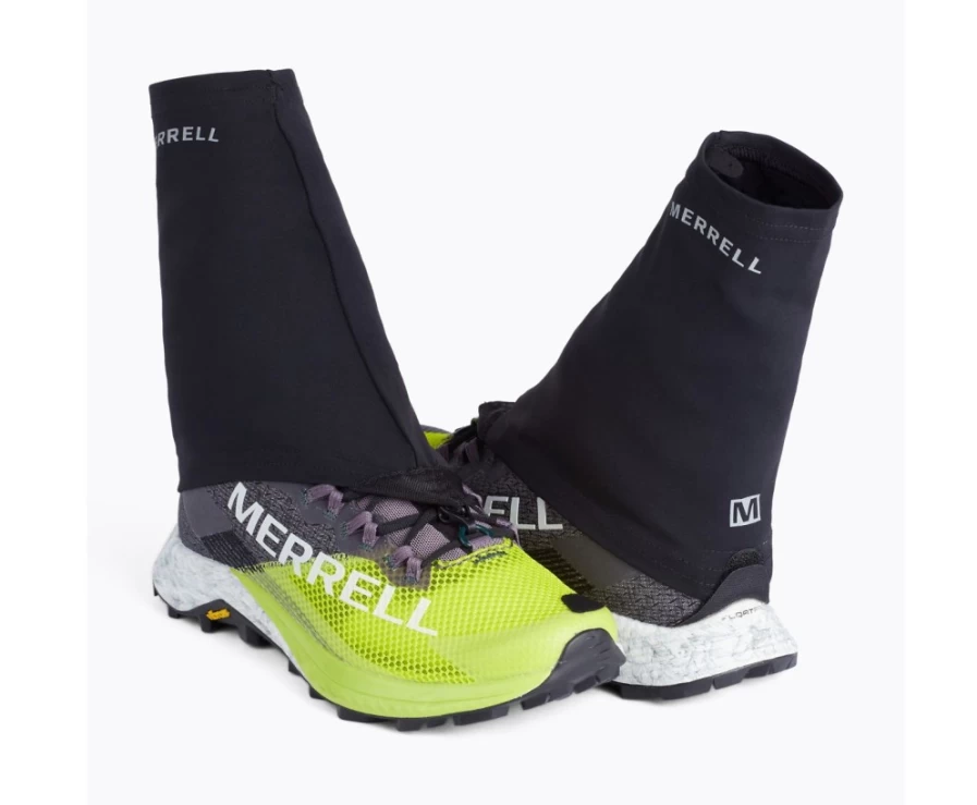 Merrell Trail Footwear Gaiter - Black Outdoor Ankle Gaiters for Hiking & Running