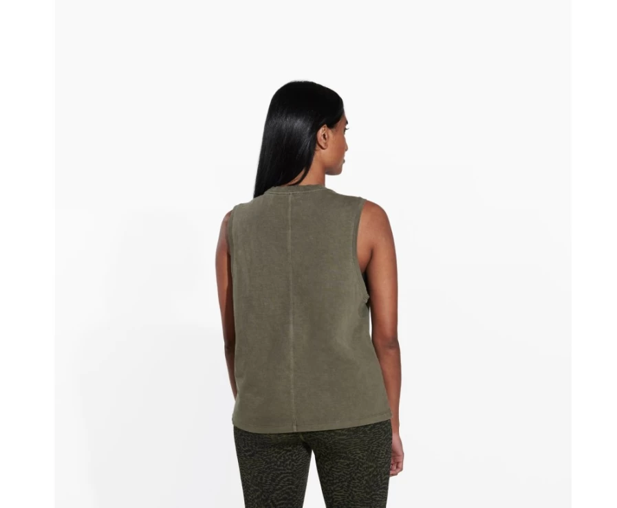 Merrell Women's Dusty Olive Sunbaked Tank Top