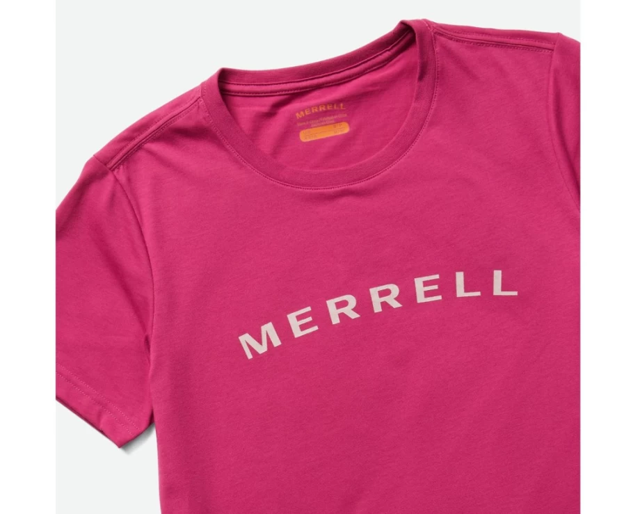Merrell Women's Cactus Flower Wordmark Short Sleeve T-Shirt