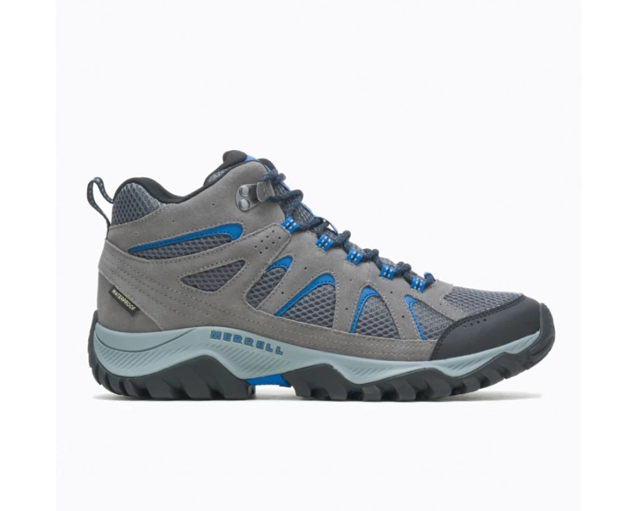 Merrell Kids' Oakcreek Mid Waterproof Hiking Shoes - Charcoal