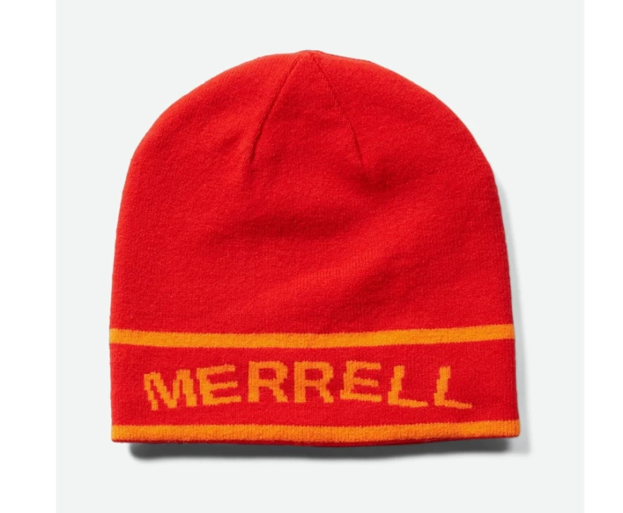 Merrell Reversible Poinciana Beanie Hat for Men & Women - Warm Double-Sided Winter Knit Cap