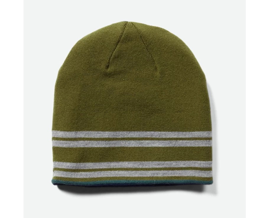Merrell Reversible Beanie - Sea Moss Green Winter Hat for Men & Women