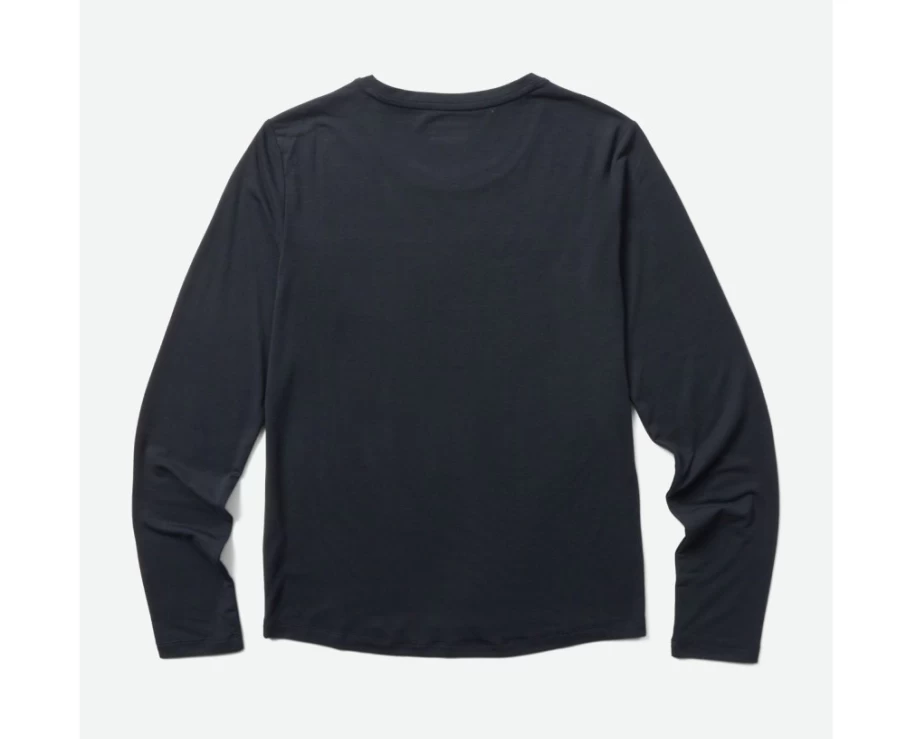 Merrell Women's Black Everyday Long Sleeve T-Shirt with Tencel™ for Comfort & Style
